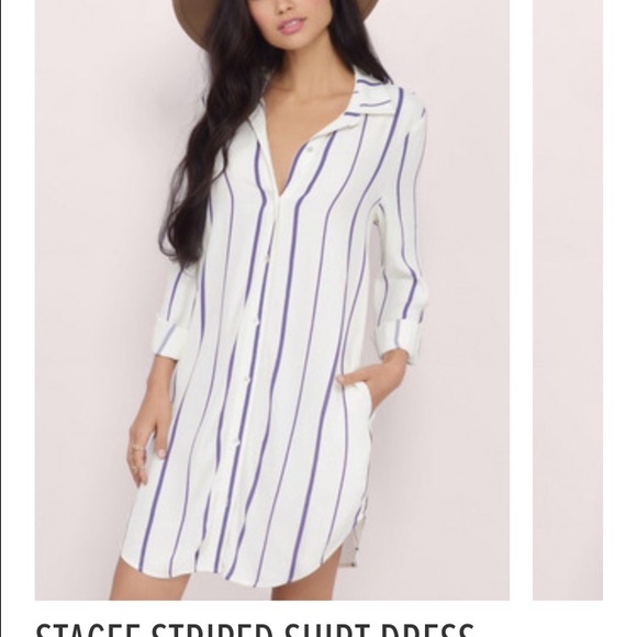 Tobi button up dress
