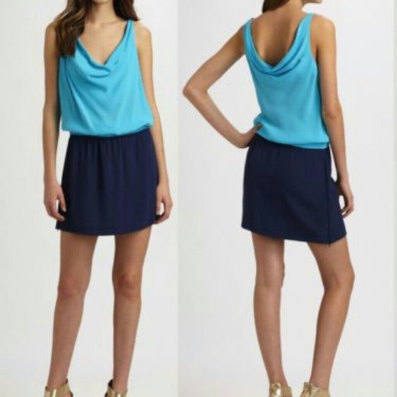 Diane von Furstenberg Lou Colorblock Dress