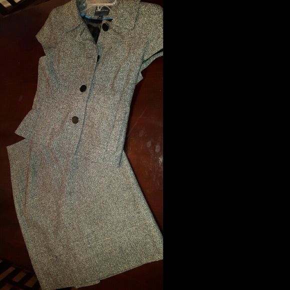 Banana,republic skirt suit gray wool - Picture 1 of 4
