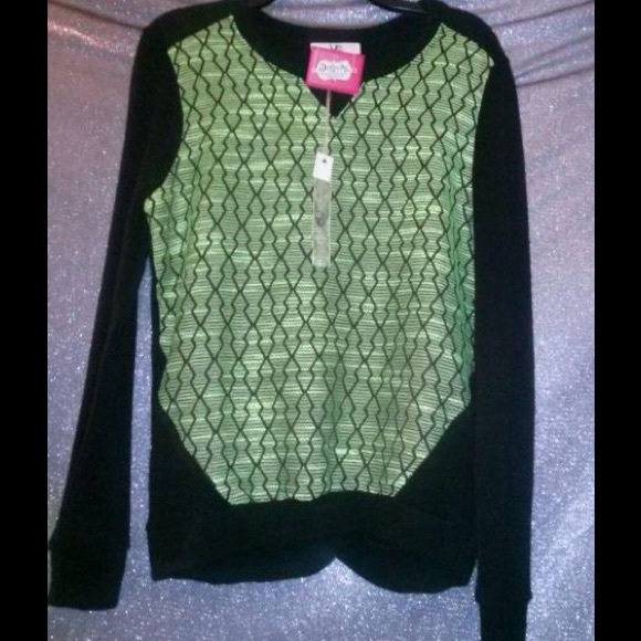 Neon Dream Woven Sweater - Picture 2 of 3