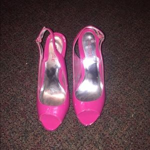 Pink heels