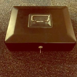 A safe for jewelry, money, or other valuables.