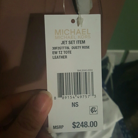 SOLD♡♡♡Michael Kors tote Dusty RoseGold - Picture 4 of 4