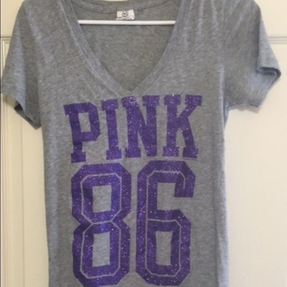 Victoria's Secret Tops - Pink Vneck Tee