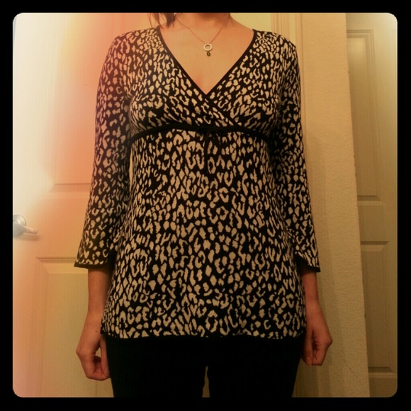 Sexy Michael kors long sleeved printed shirt