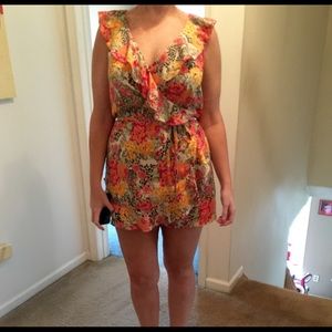 Wrap romper. Looks like dress front front.