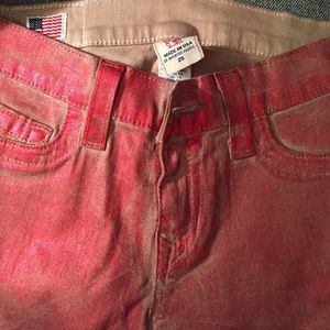 True Religion Jeans - Red metallic painted True Religion Jeans "Halle" True Religion Jeans - Red metallic painted True Religion Jeans "Halle"