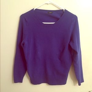 J crew blue sweater