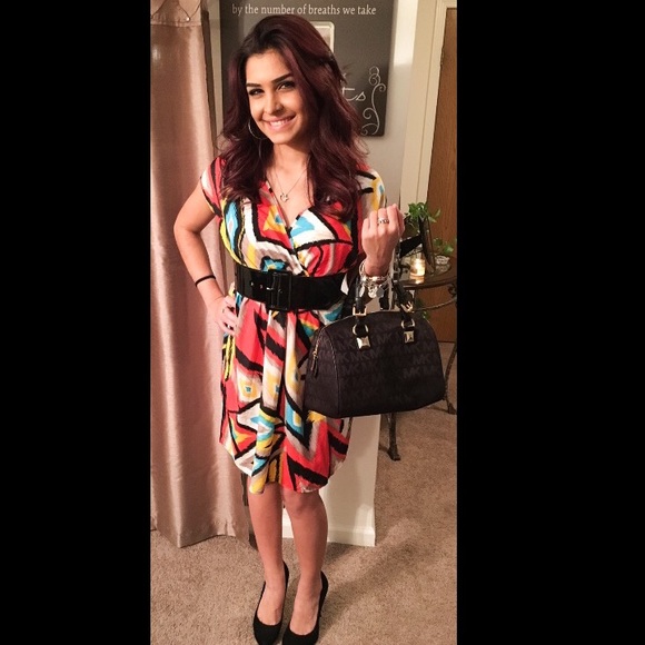 Beautiful, colorful dress - size small NWT