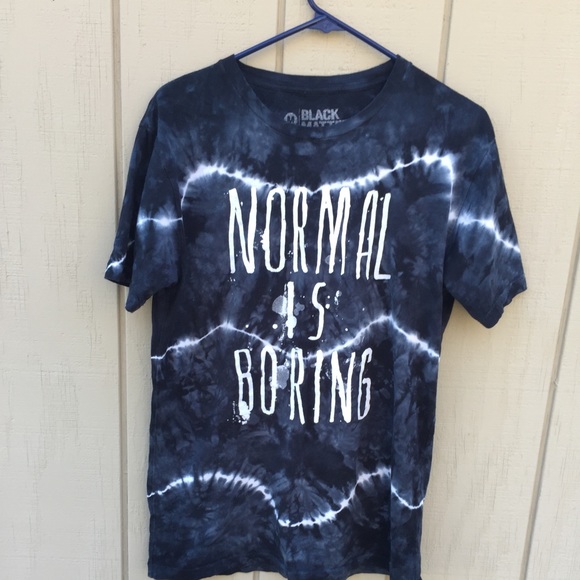 "Normal is boring" saying tshirt