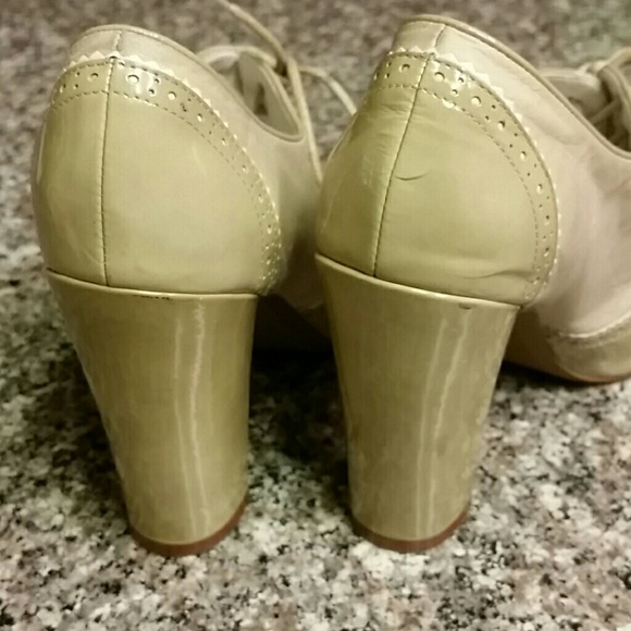 Paolo Linea Oxford chunky heel open toe Bootie - Picture 4 of 4