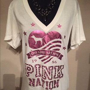 PINK Nation tee shirt