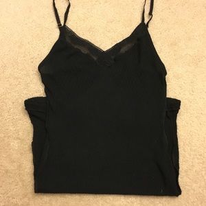 Free People Black Stretchy Cami XS S