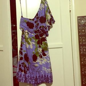 Petite one shoulder dress