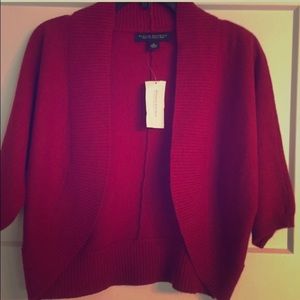 NWOT Banana Republic Red Shrug