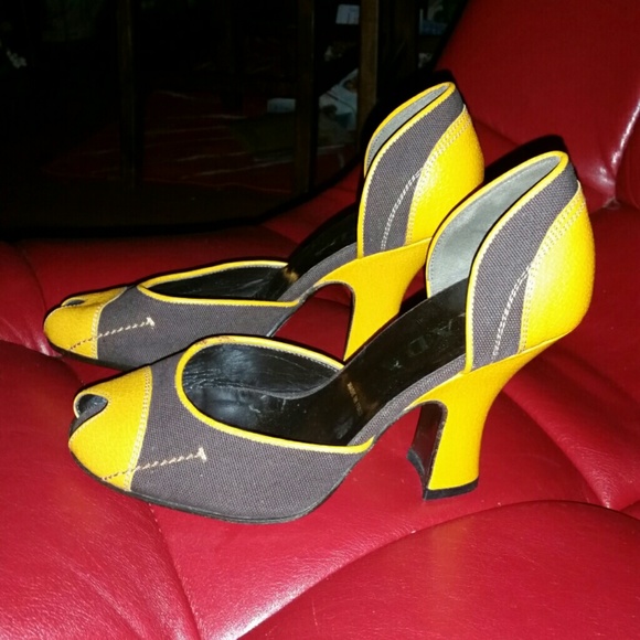 Prada peep toes 5.5