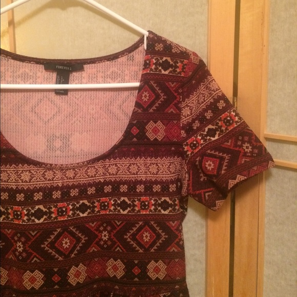 ✨Sold✨Forever 21 Print Dress