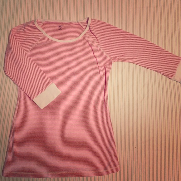 Gap Quarter Sleeve Stripe Shirt