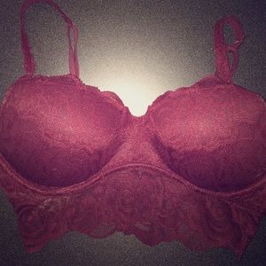 Victoria's Secret PINK maroon bralette