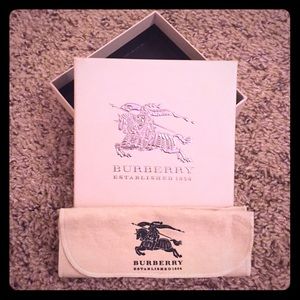 Small Burberry box and dust bag