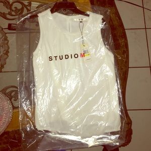 Never Worn StudioM Blouse florette offwhite Medium