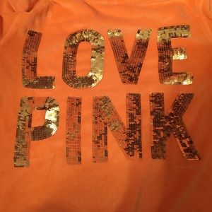 Victoria's Secret Velvet Velour Sequin Sweatshirt