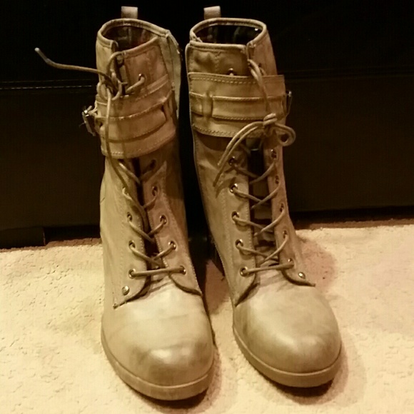 Guess combat boots