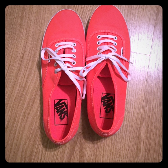 Womens Coral Vans
