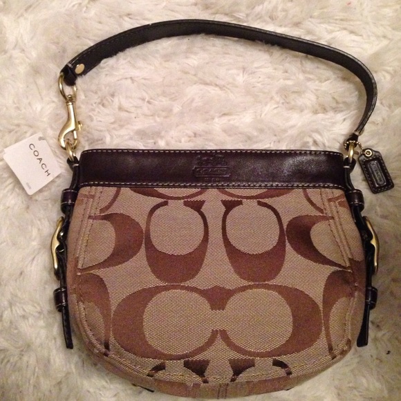 NEW Coach Zoe signature handbag