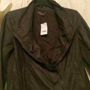 New Paper leather scuba jacket