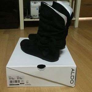 Aldo Boots. Size 6. Color Black.
