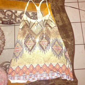 Charlotte Russe Light Top Size Medium Beautiful