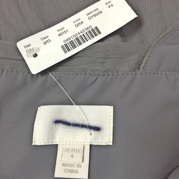 J.Crew Lucienne Dress in Silk Chiffon - Picture 4 of 4