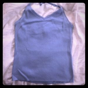 Old navy Light blue halter top size large