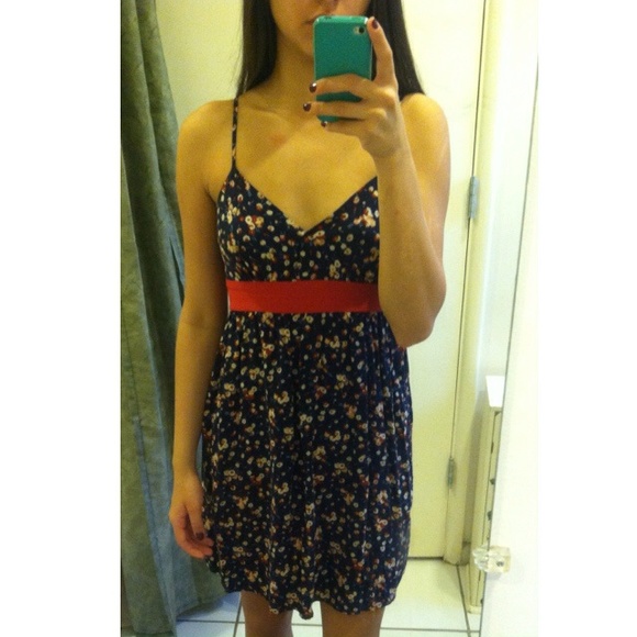 Thin floral summer dress