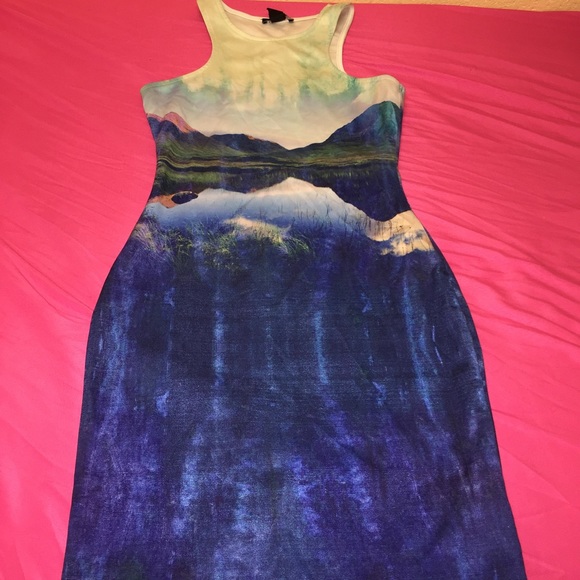 H&M Bodycon Print Dress - Picture 2 of 2