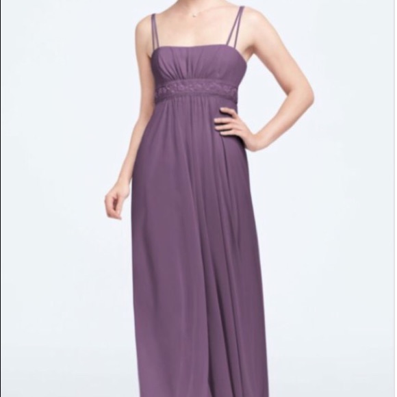 Bridesmaid purple dress