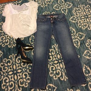 Lucky Brand Straight Legged Jeans
