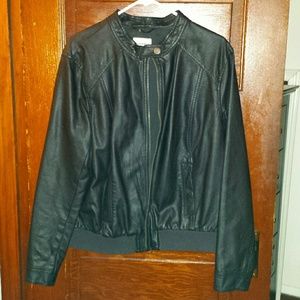Old navy leather jacket