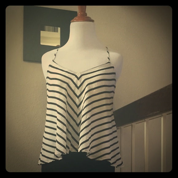 Olivaceous tie-back cami