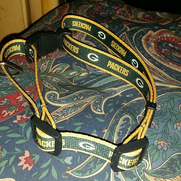 Green Bay Packers dog collar