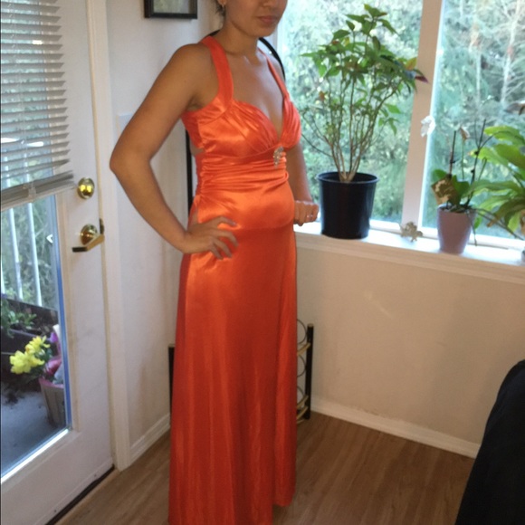 Orange dress