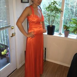 Orange dress