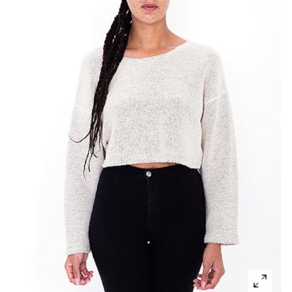 AA Cropped Reversible easy sweater