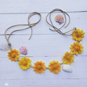 Handmade flower halo