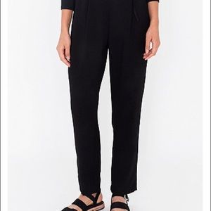 AA Black Crepe pant size M