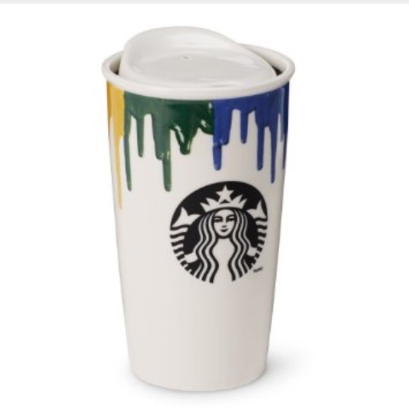 Starbucks Travel Mug Tumbler Double Wall Ceramic