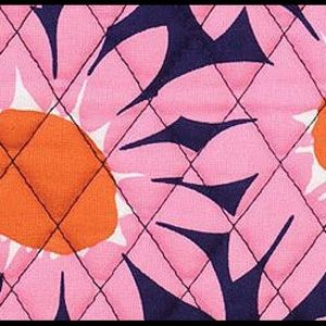 Vera Bradley Pink Flower Over The Shoulder Purse