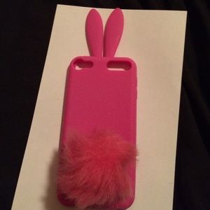 Pink bunny iPod 5 case