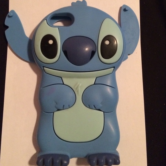 Blue rubber stitch iPod 5 case